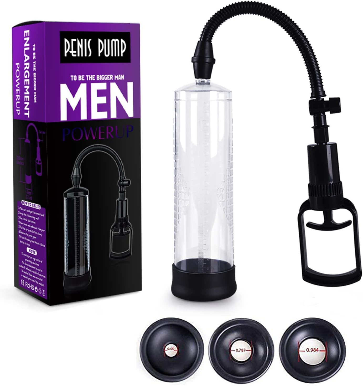 Penis Enlargement High-Vacuum Man's Pump